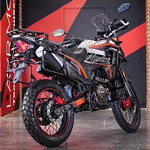 >!< Мотоцикл турэндуро ROCKOT DAKAR ADVENTURE 2.0 (серый/красный)