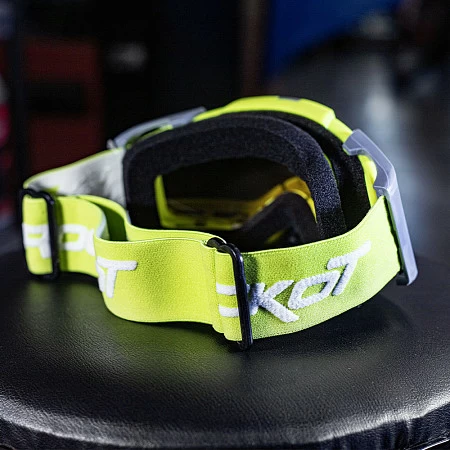 Очки кроссовые ROCKOT RM-323 золотистая линза Anti-Scratch