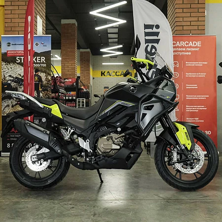Мотоцикл QJ SVT 650 (черный/желтый) 2026г.